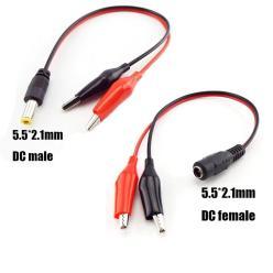 DC Cable male vers pince crocodile