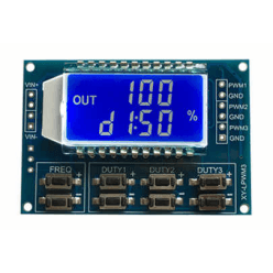 Signal PWM à 3 canaux, fréquence 1Hz-150KHz, Duty Cycle 0 -100, compteur réglable