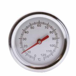 Thermomètre de sol en acier inoxydable de qualité supérieure, 50cm, 0 ℃-120 ℃ pour jardin arrière-cour