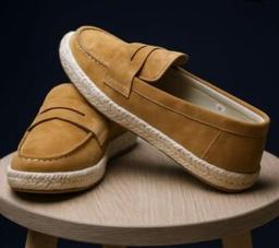 MOCASSIN FEMME HALFA -HLF DAIM MARRON