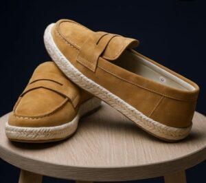 MOCASSIN FEMME HALFA -HLF DAIM MARRON