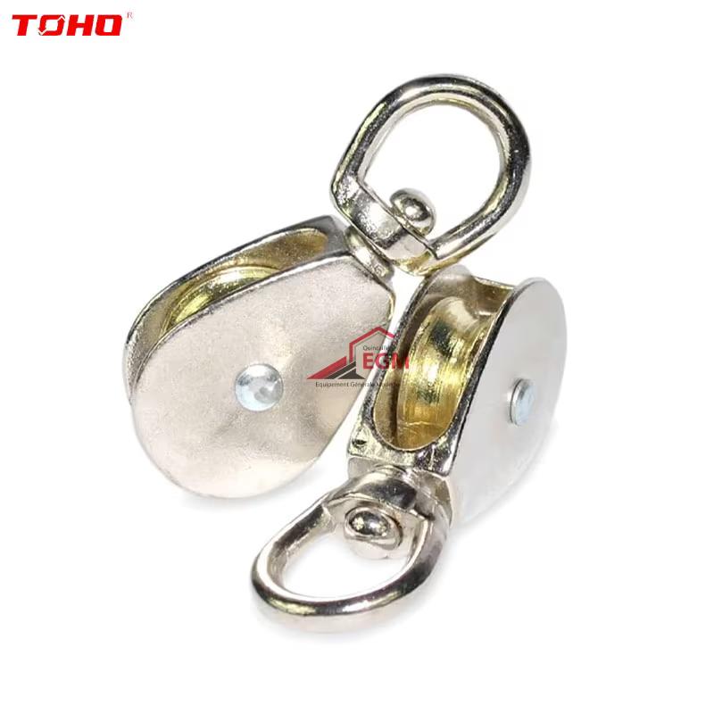 ANNEAU Poulie simple chrome TOHO