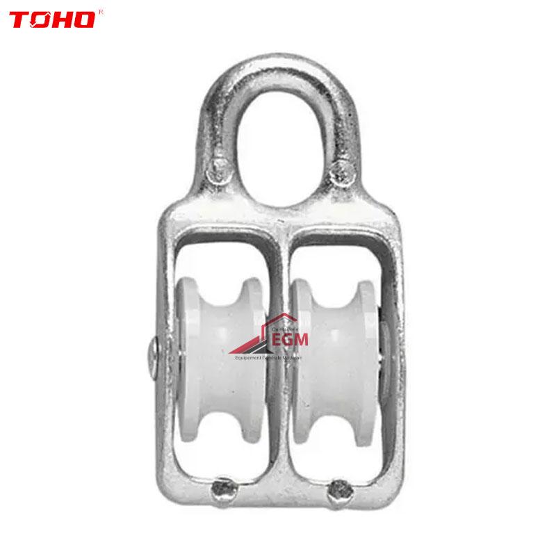 ANNEAUX Poulie DOUBLE CHROME ROUE EN NYLON TOHO