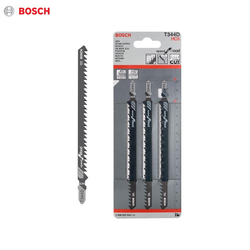 Bosch JEUX DE LAME SCIE SAUTEUSE 152MM T344D HCS SPEED FOR WOOD 3PCS