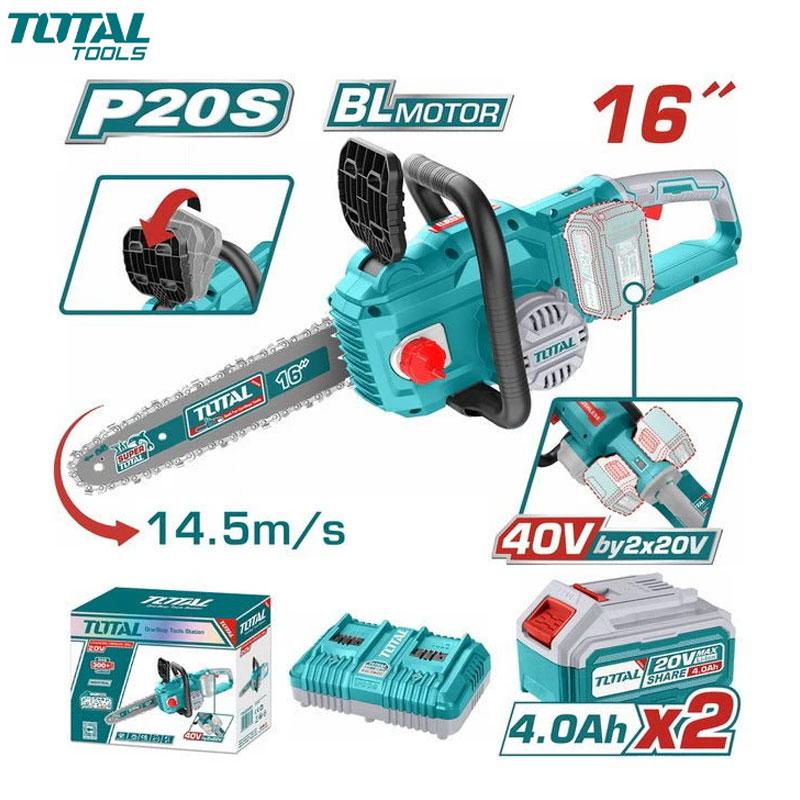 TRANCONEUSE A CHAINE SANS FIL 16" 400MM 20V