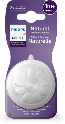 AVENT AVENT TETINES 1M+ 2T*2 NATURAL