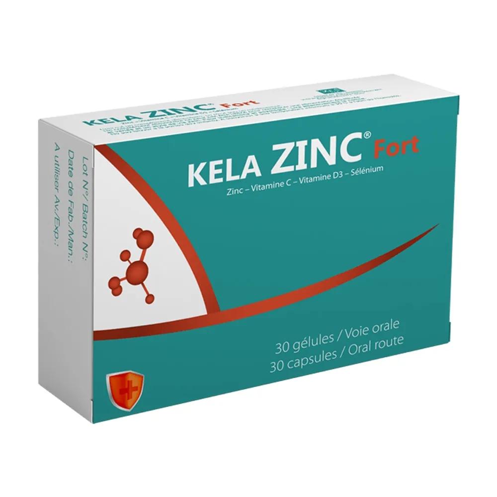XEN LABORATOIRE LABORATOIRE KELA ZINC FORT 30 GELULES