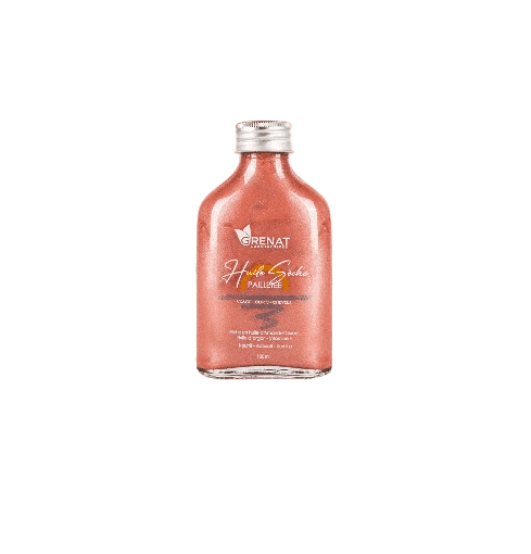 Grenat Huile Sèche Pailletée Rosée