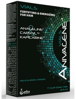 ANIVAGENE Vials fortifiant & énergisant pour cheveux 7 doses