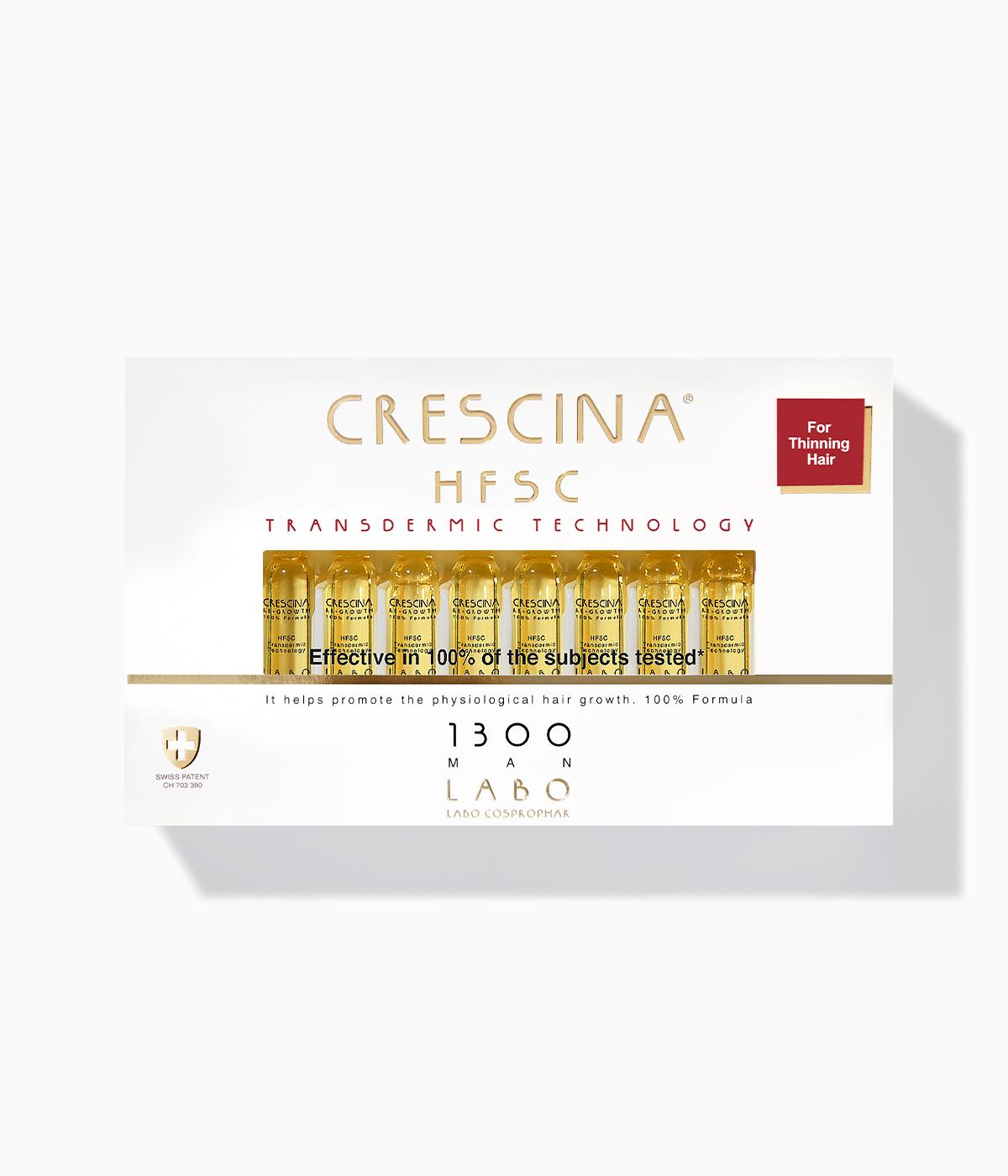 swiss patent patent CRESCINA HFSC 1300 HOMME 20 AMPOULES