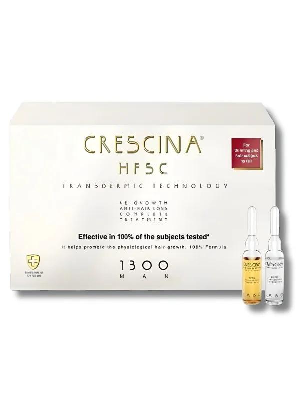 swiss patent patent CRESCINA TTT COMPLET 1300 HOMME 10 +10 AMPOULES
