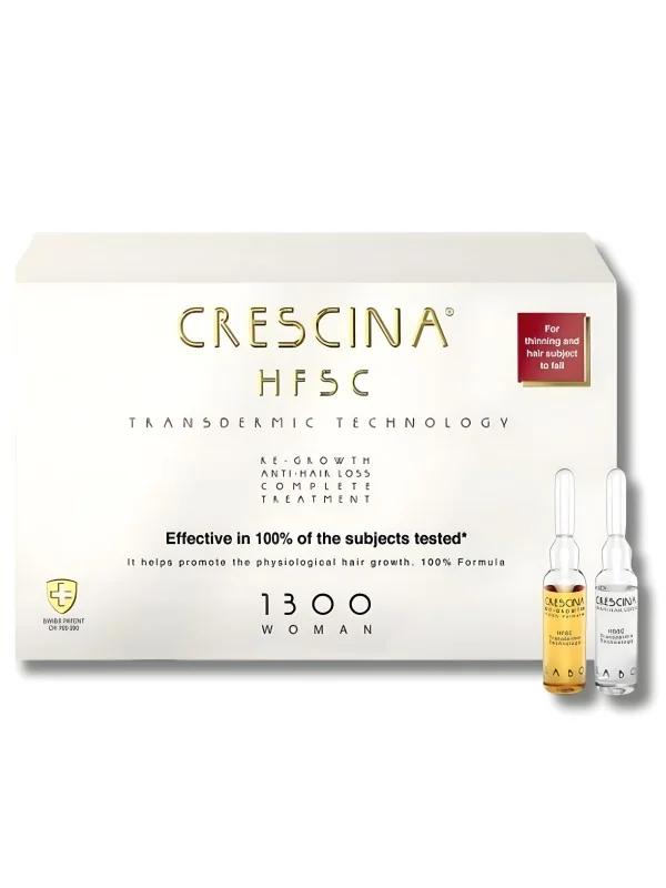 swiss patent patent CRESCINA TTT COMPLET 1300 femme 10 +10 AMPOULES