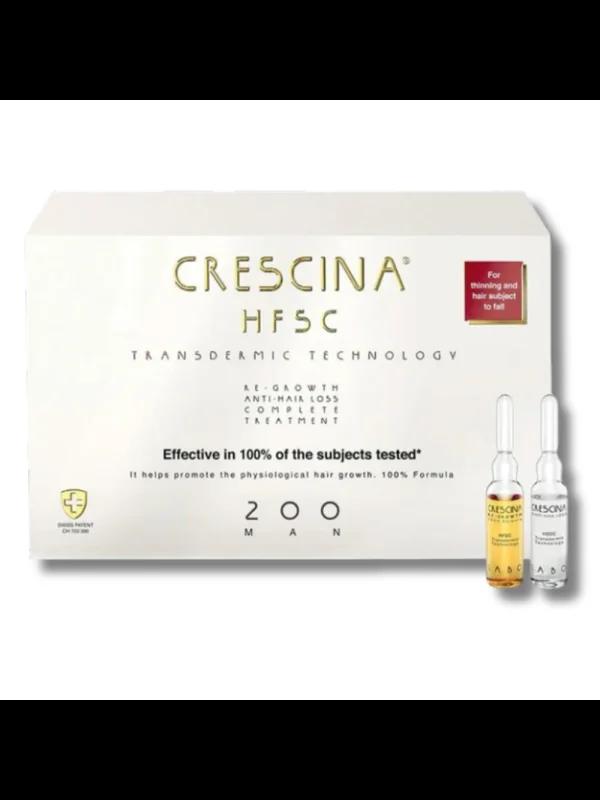 swiss patent patent CRESCINA TTT COMPLET 200 HOMME 10 +10 AMPOULES
