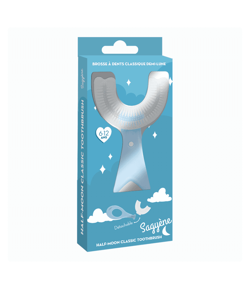 LIO.G.LAB Brosse LIO.G.LAB Enfants 6-12 Ans Demi-Lune Ergonomique Sagyène