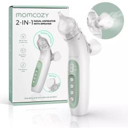 MOMCOZY Aspirateur pulvérisateur nasal 2 en 1