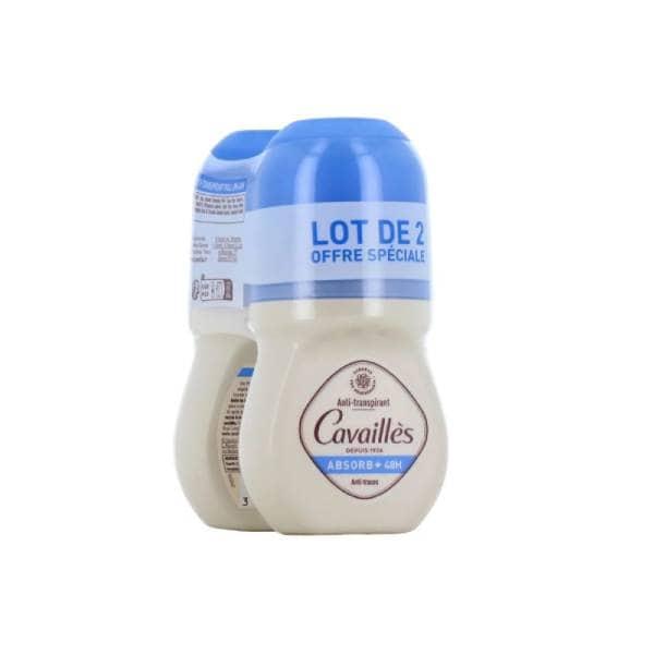 Cavailles Rogé Cavaillès Pack Déo Absorb+ 48h Roll-on *2