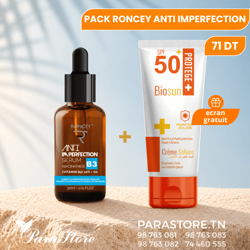 RONCEY DISTRIBUTION DISTRIBUTION PACK ANTI-IMPERFECTION + ECRAN