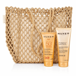 Nuxe LAIT SOLAIRE FONDANT SPF50+ +HUILE DE DOUCHE 200ML +SAC DE PLAGE