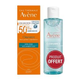 AVENE duo ecran cleanance spf50+ eau micellaire 100ml