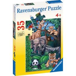 PUZZLE 35PCS ANIMEAUX 08601