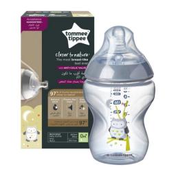 TOMMEE TIPPEE BIB GRIS0M+