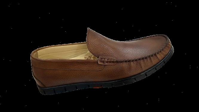 Mocassin orthopédique homme M134 Caramel 2