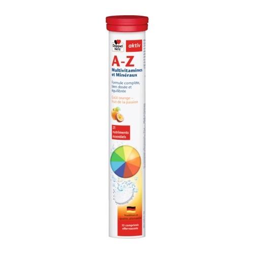 AKTIV LABORATOIRE LABORATOIRE A-Z MULTIVITAMINES MINERAUX 15 COMPRIMES EFFERVESCENTS