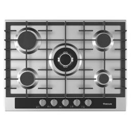 Focus Plaque de Cuisson F.403X 5 Feux 70 cm Inox