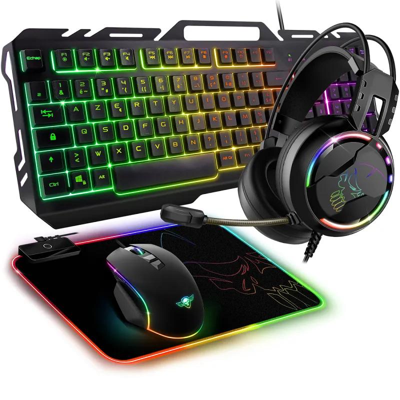 Gaming ULTIMATE 300 4EN1 Spirit Of Gamer clavier + souris + tapis + casque CLS-MKH300