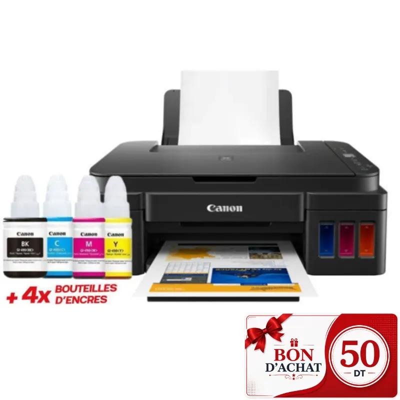 Canon Imprimante Multifonction à Réservoir Intégré 3en1 Pixma G-3410 Couleur
