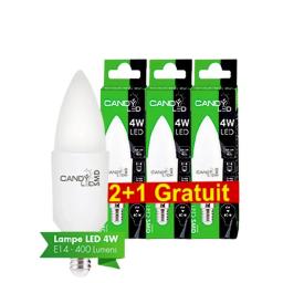 Unknown de 3 ampoules LED 4W e14