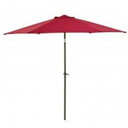 Parasol central inclinable