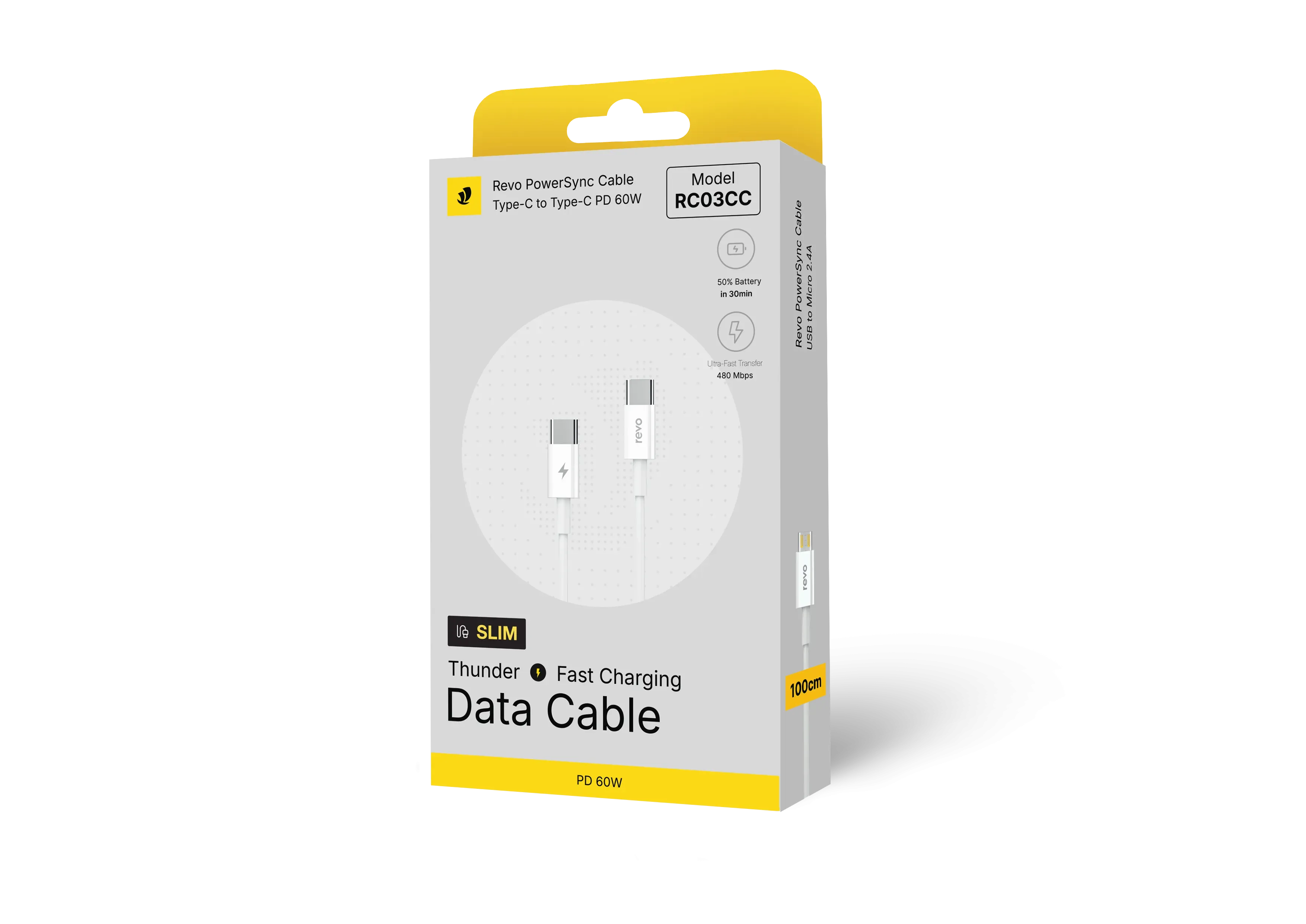 USB type-c vers USB type-c 60w