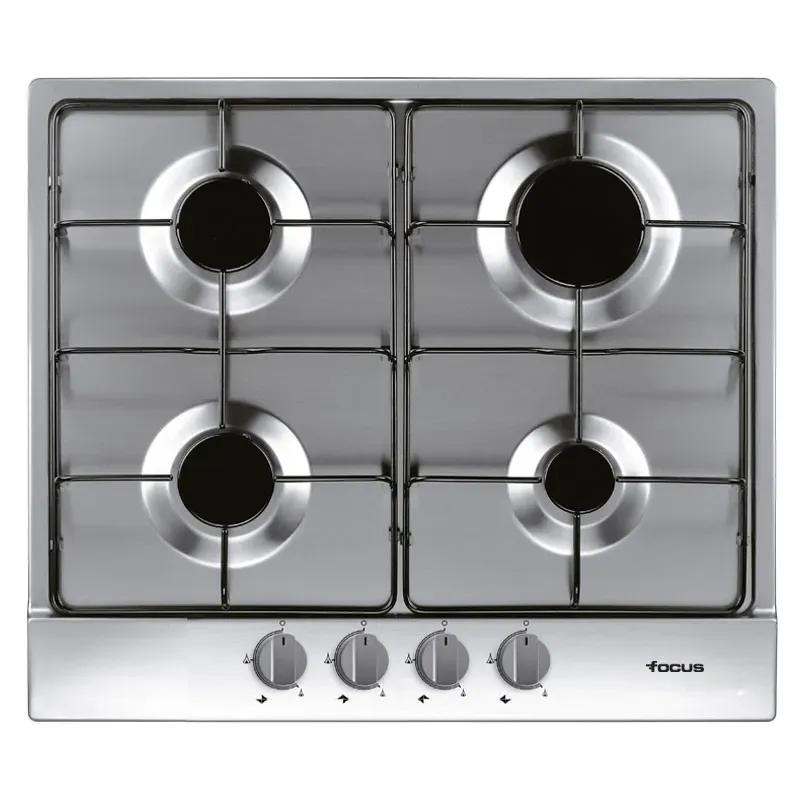 Focus Plaque de cuisson encastrable 4 feux Inox