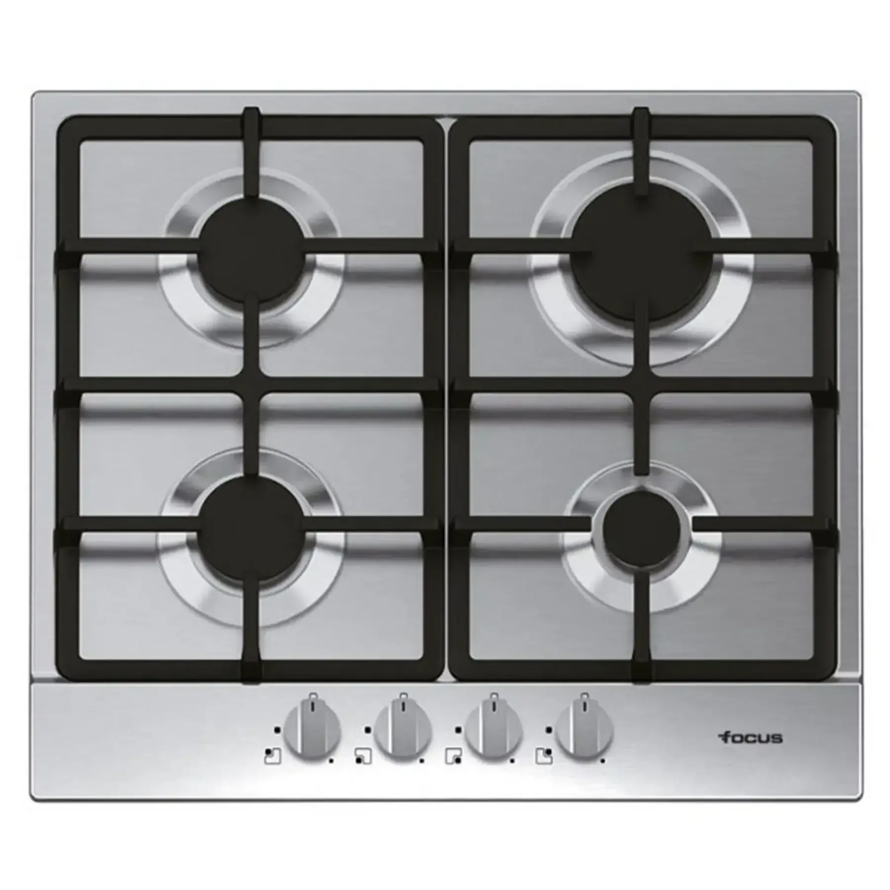 de cuisson 4 feux 60cm inox
