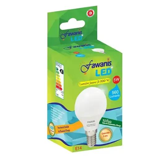 Sphérique Lampe E14 5W