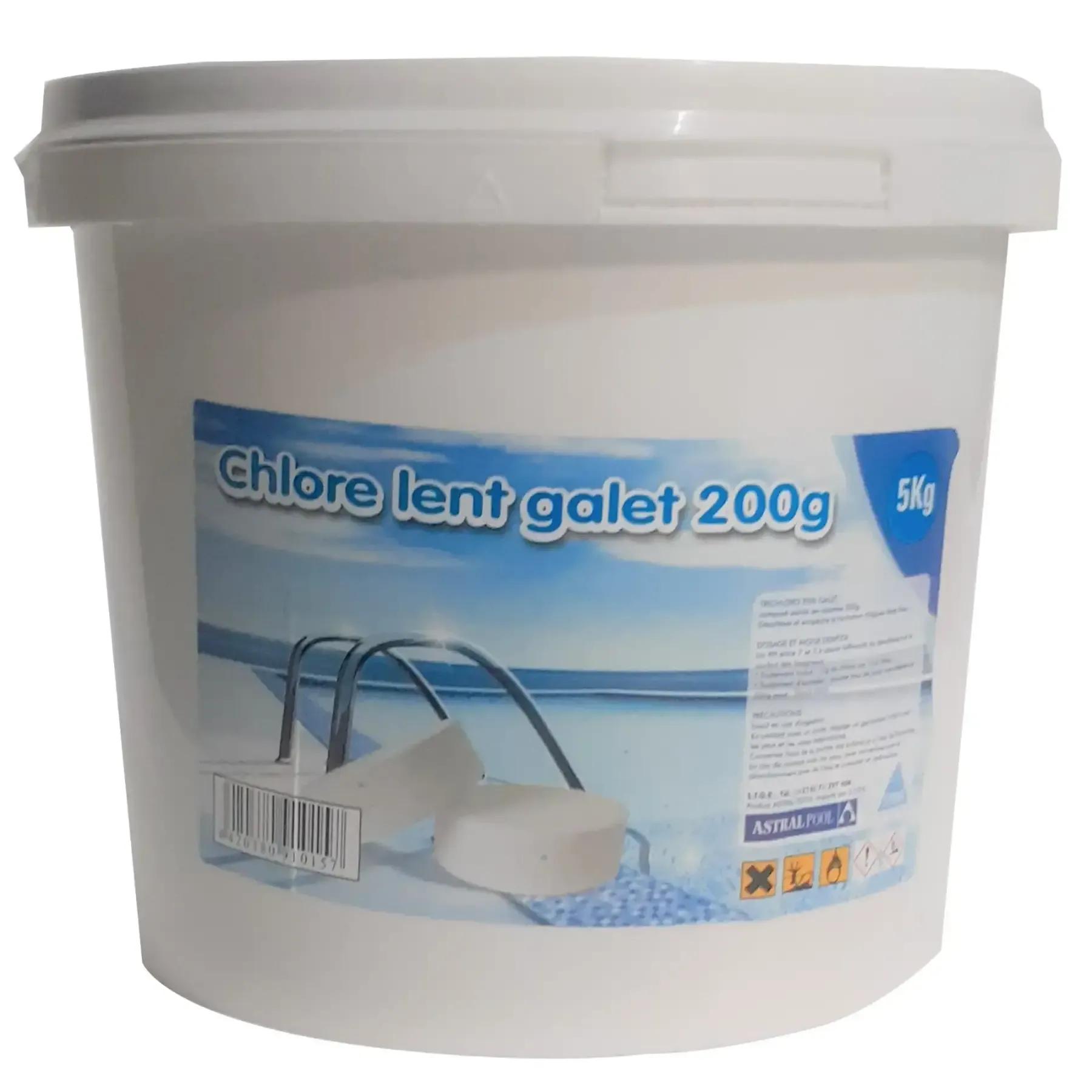 Chlore en galet de 200g 5Kg