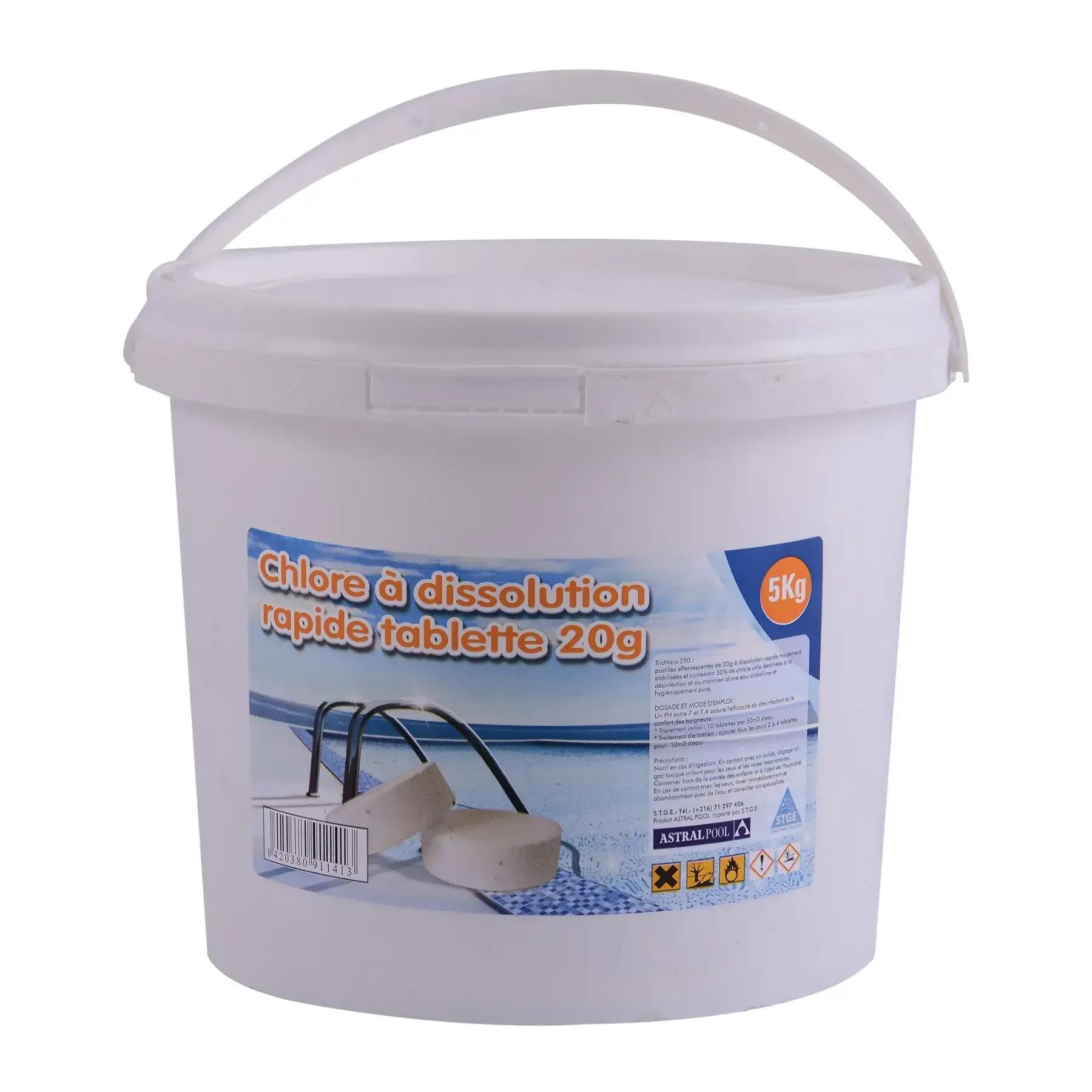 Chlore à dissolution rapide 5Kg
