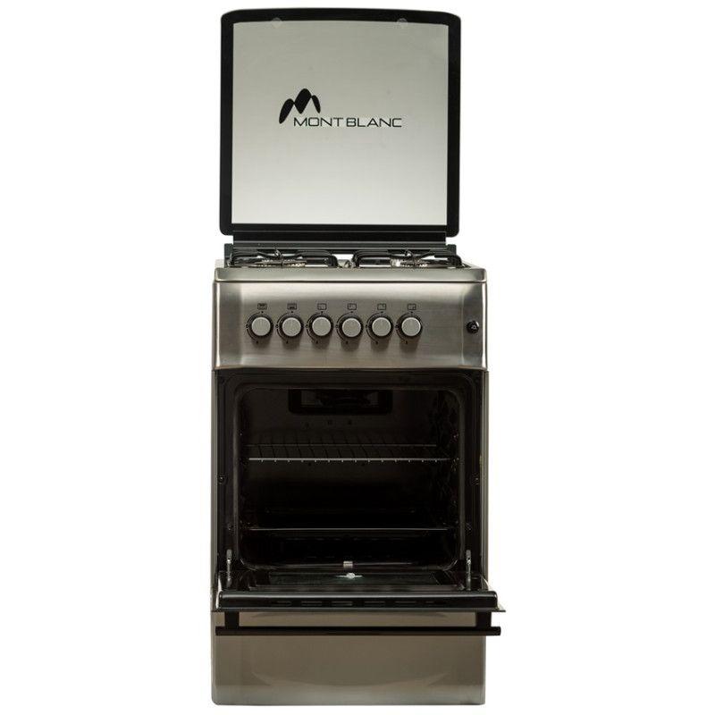 Mont Blanc Cuisinière REX 5050 50 cm 4 Feux Inox