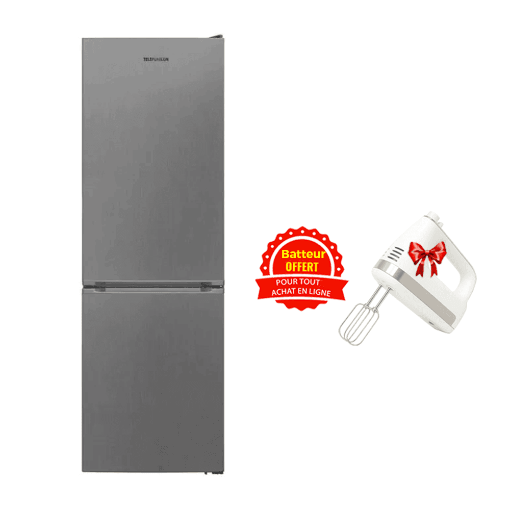 Telefunken FRIG-373I 341 Litres Nofrost Inox + Batteur