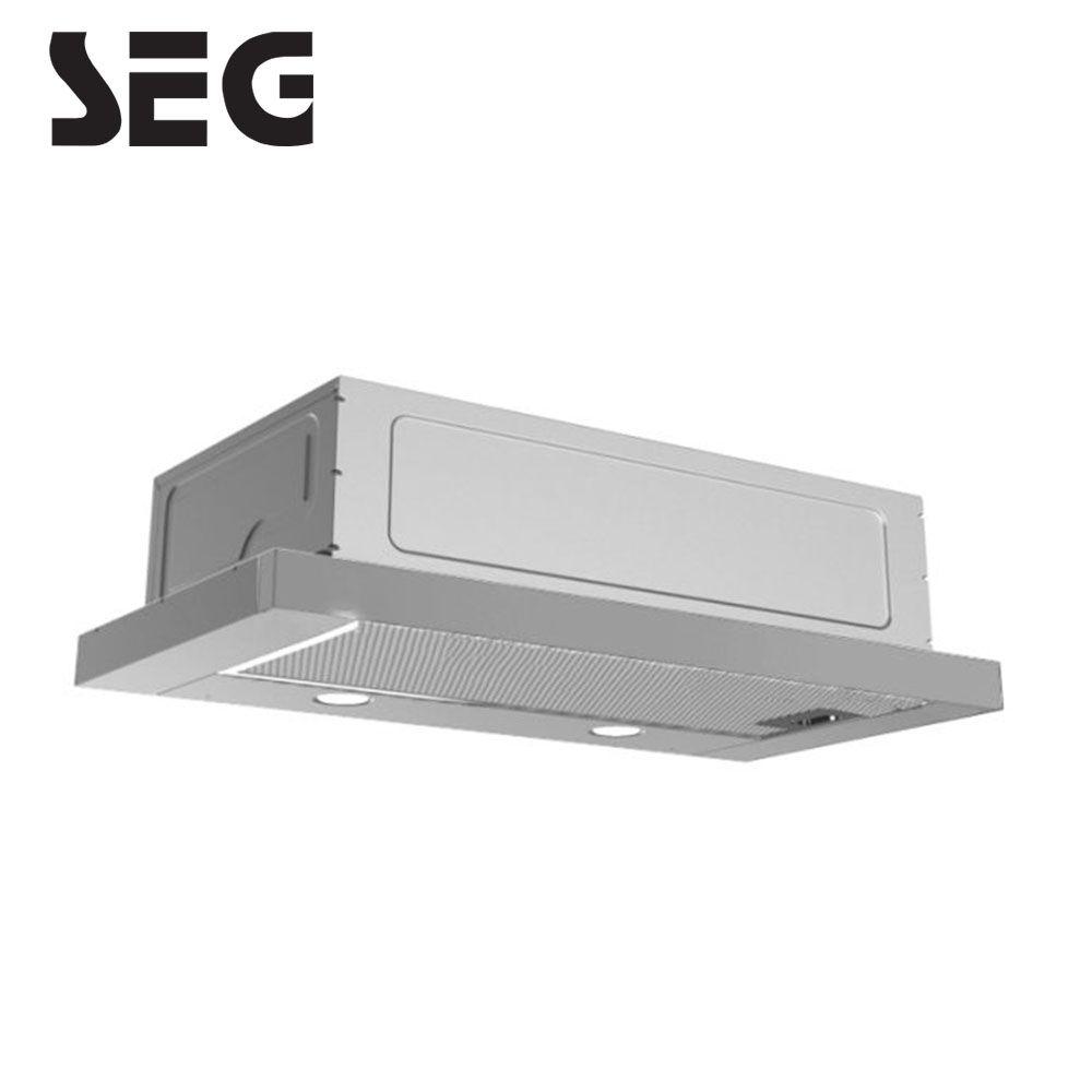 Coulissante SEG 60cm Inox & Filtre Charbon