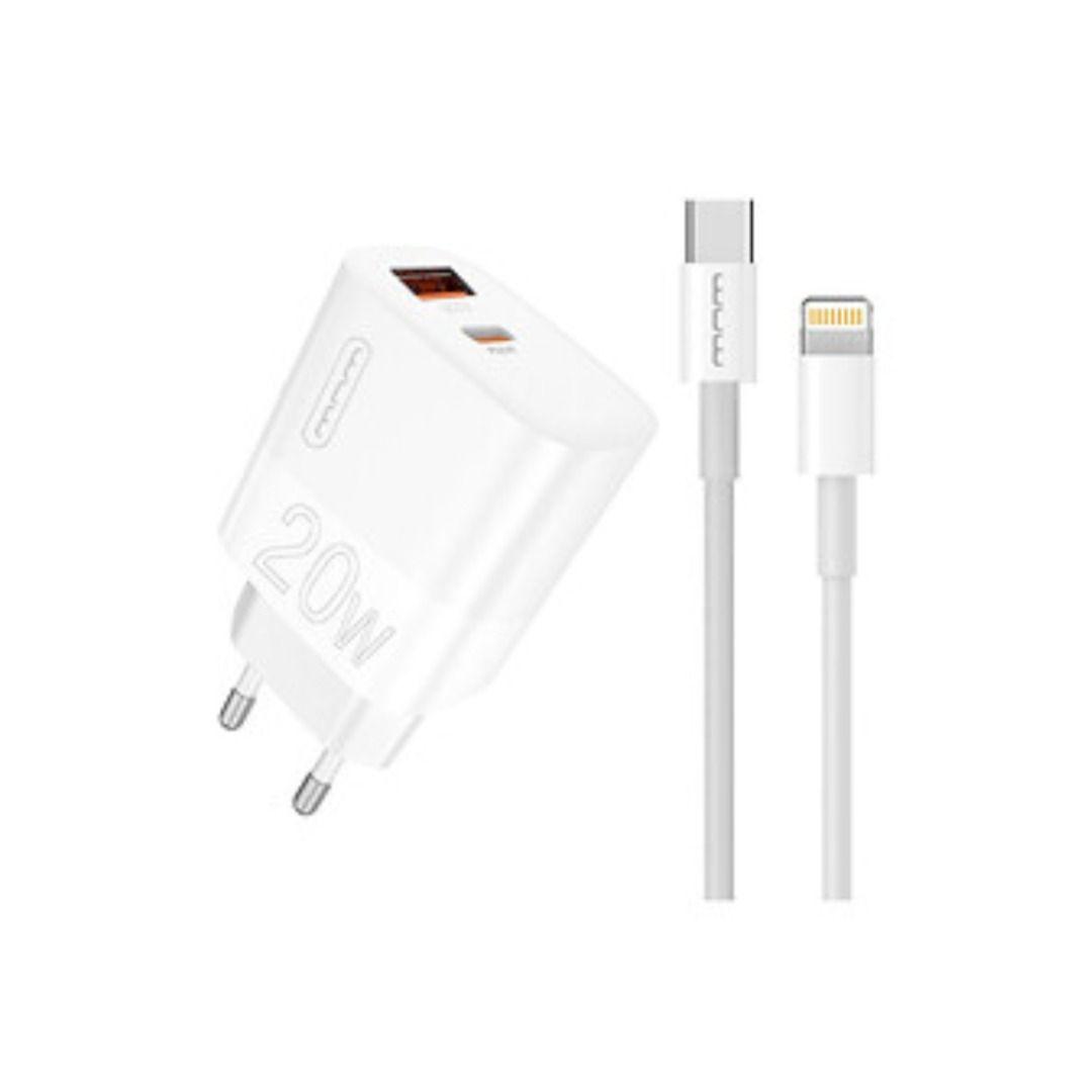WUW Chargeur Type C Vers Lightning -T83L 20W