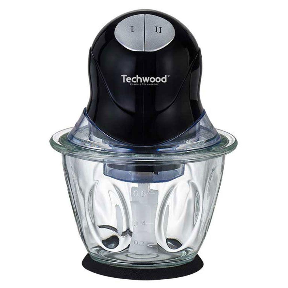 Techwood Mini Hachoir Bol En Verre THA-606 400W