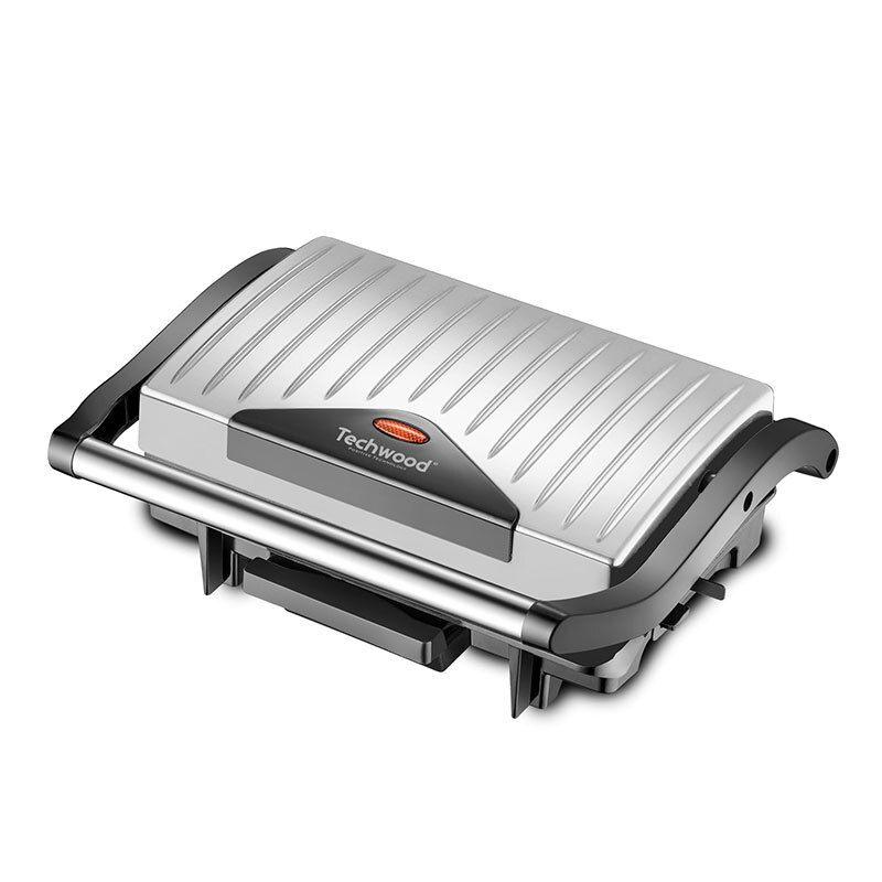 Techwood Appareil à Panini Grill TGD-020 1500W Inox