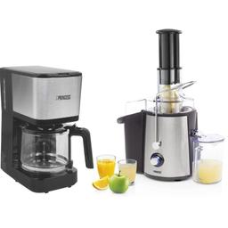 Jus PRINCESS 203040 900W Inox + Cafetière PRINCESS 246031 750W Inox