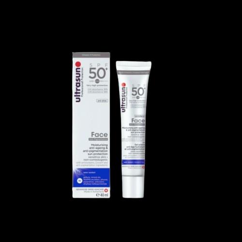 ULTRASUN FACE GEL SOLAIRE ANTI-AGE ANTI-PIGMENTATION SPF50+