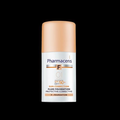 Pharmaceris F SUN-CORRECTION SPF50+ FOND DE TEINT IVORY 01