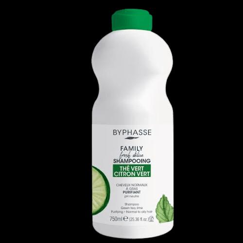 BYPHASSE SHAMPOOING CHEVEUX NORMAUX À GRAS FAMILY FRESH DÉLICE