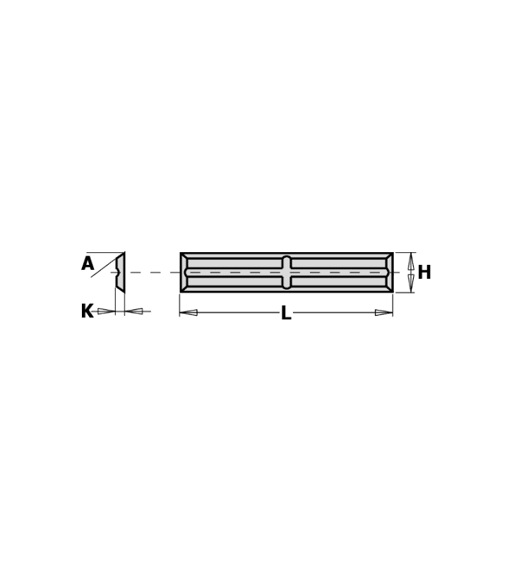 Plaquettes Réversibles 4 Tranchants 35° 20X5.5X1.1 CMT