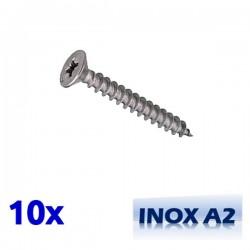 parker Vis 5x50 en INOX A2 TOROZER